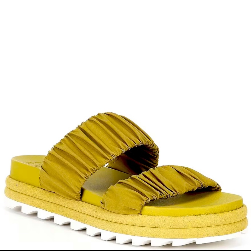 Sorel Roaming Ruched two-way strap Platform Slides size 10.5 (sold out size)